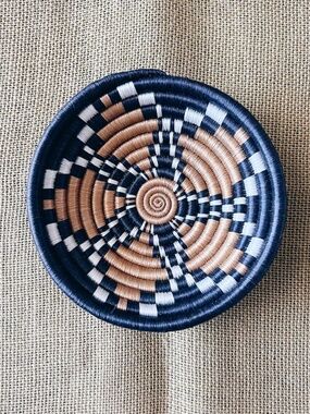 Azizi Life Fair Trade Tea Blossom Woven Bowl